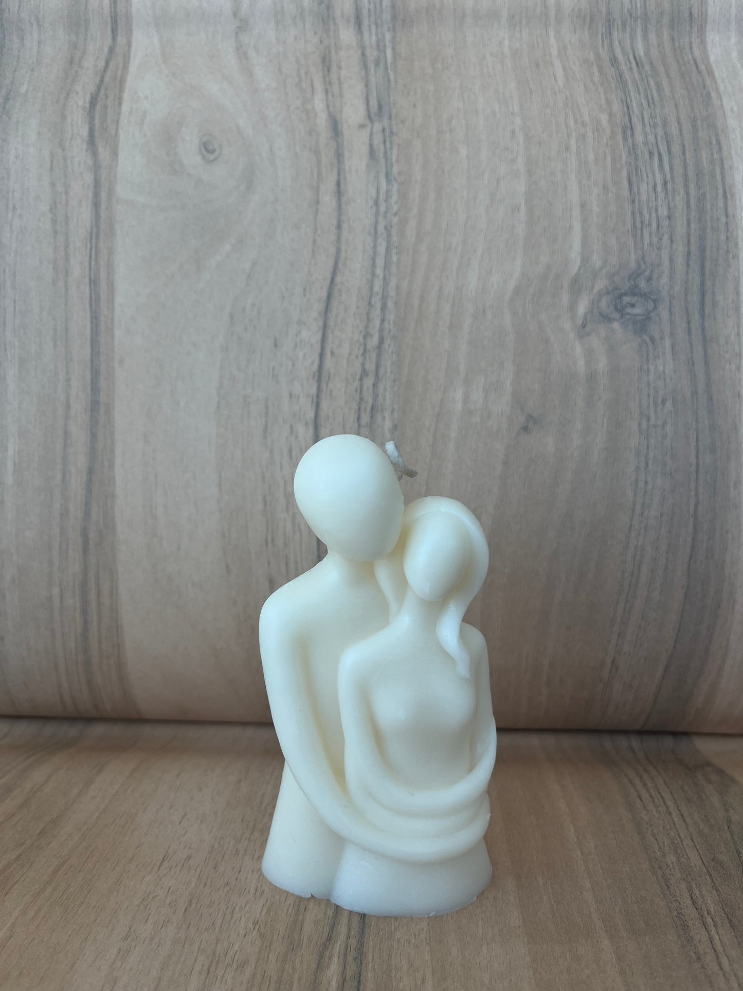 Embrace and Heart Sculptural Candle