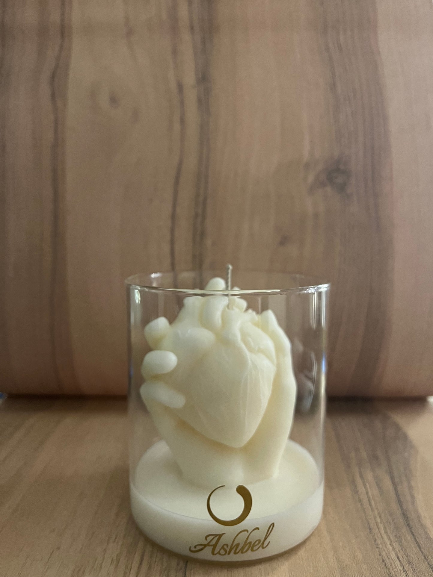 Heart in Hand Candle