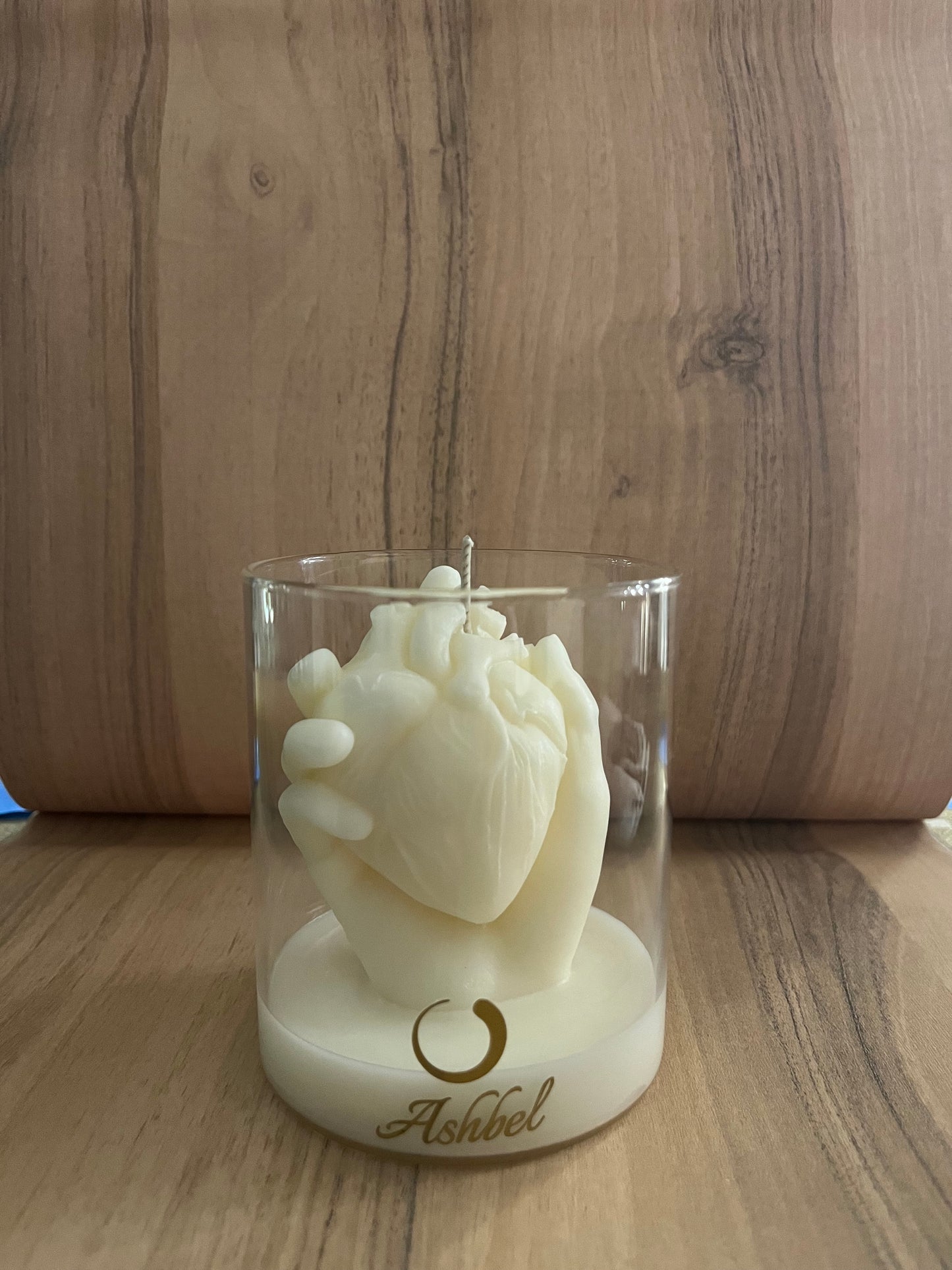 Heart in Hand Candle
